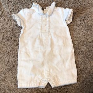 Janie and Jack linen one piece